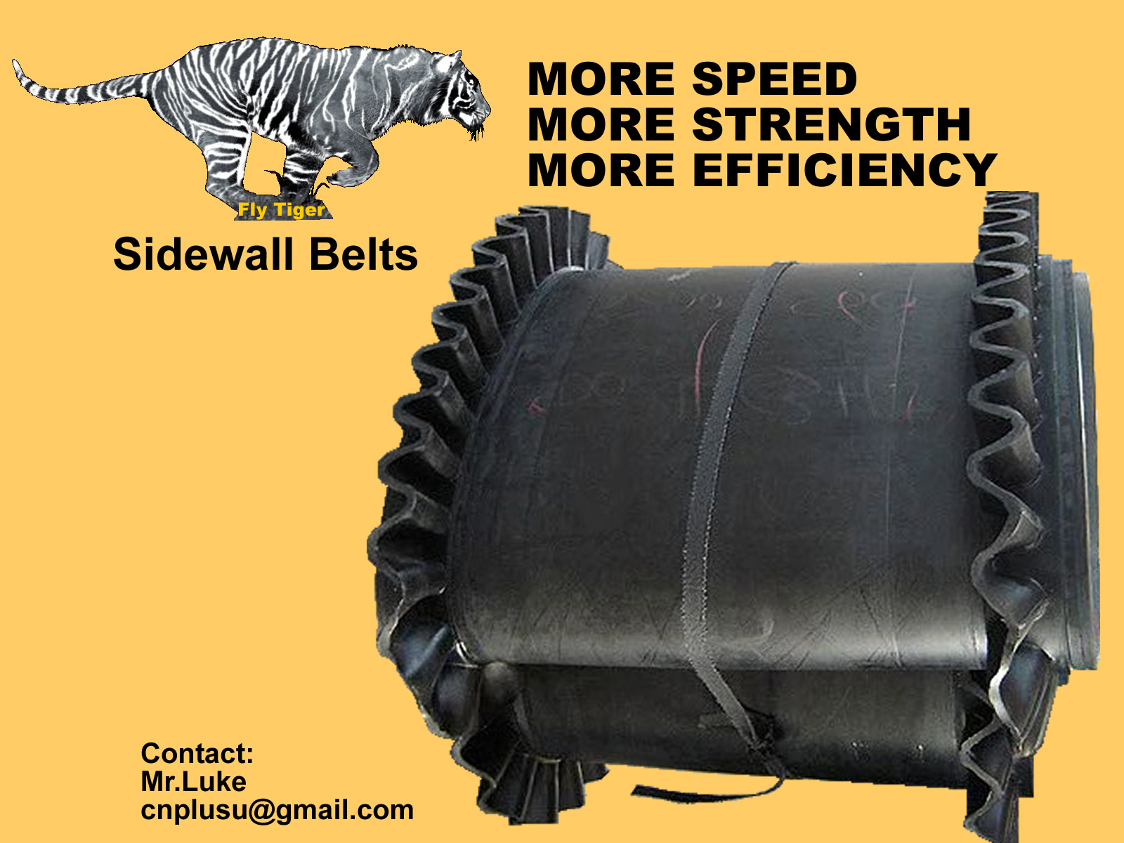 sidewall belts fly tiger