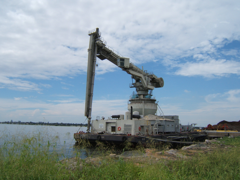 siwertell_barge_mounted ship_unloader
