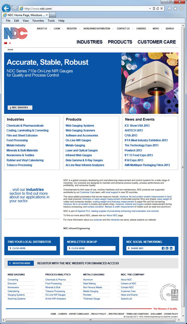 ndc_website_home_page - sensors