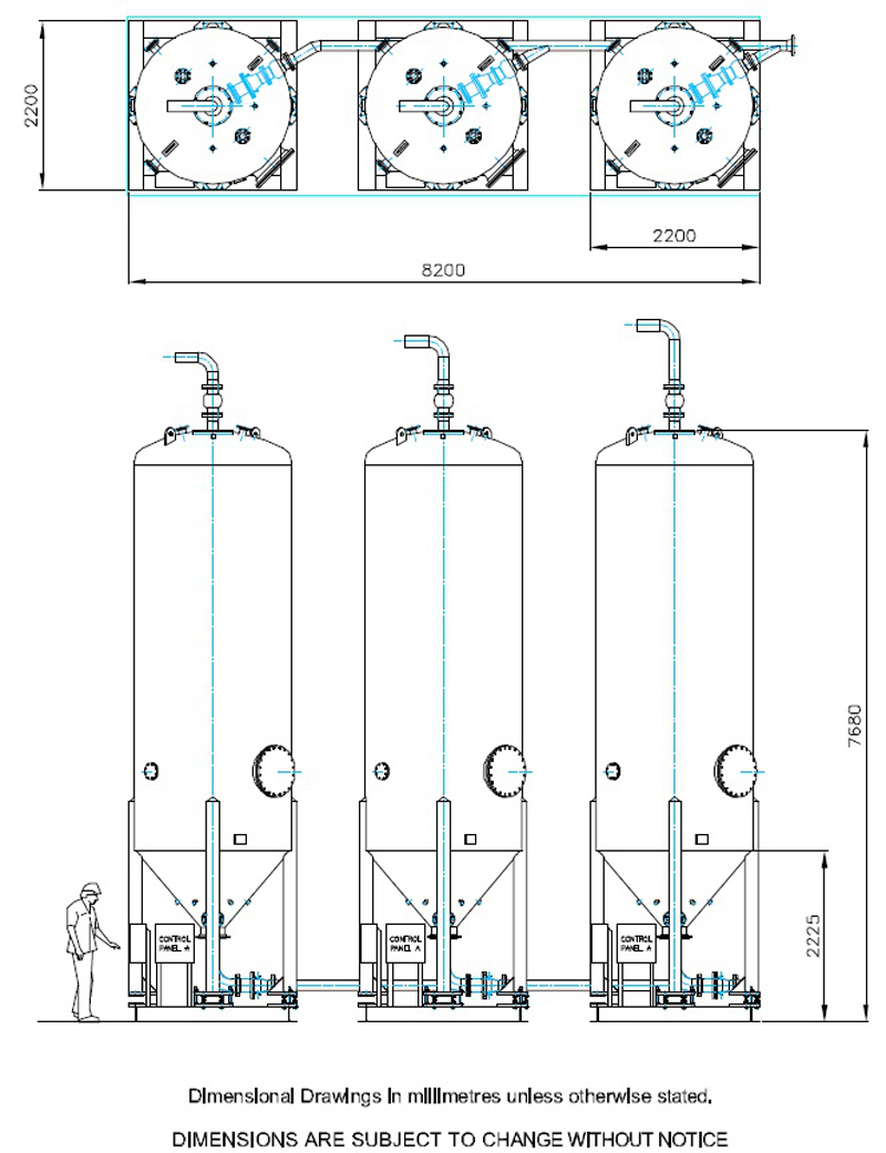 blo-tech_multi-storage system dimensional drawings