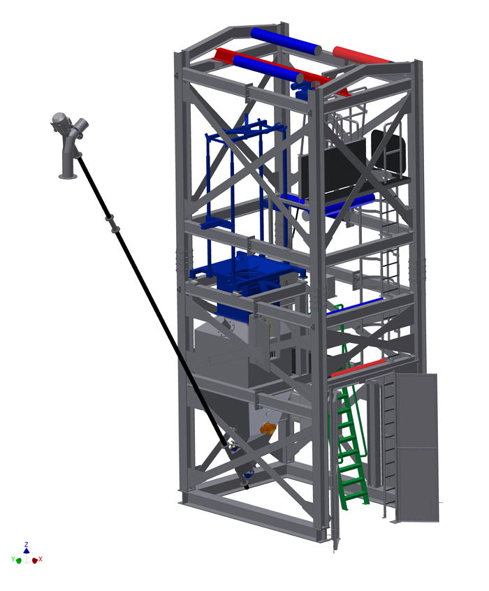 spiroflow_bulk_bag_discharger_with_hopper