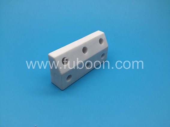 alumina ceramic plate with hole for wear-resistant