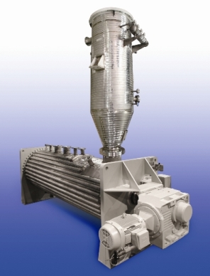 cpb-200 paddle dryer with heat traced dust collect