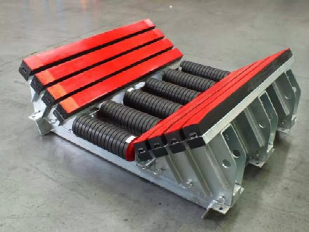 Fig. 10: K-Shield Combi Cradle employs (K-Shield Retractable) impact rollers in the centre to reduce friction.
