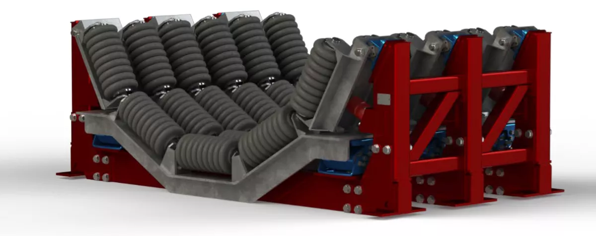 Fig. 24: K-XHD Dynamic Impact Belt Support System proposed.
