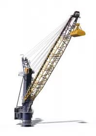 The crane will be painted in ZHD Stevedores’ corporate colours of blue, yellow and red. (Pictures: ©Liebherr)
