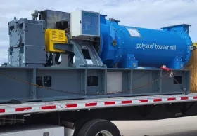 polysius® booster mill arrived at the Laramie plant already.
