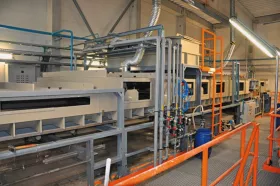 Fig. 1: A BHS belt filter system in the Holcim factory located in Rohoznik, Slovakia.
