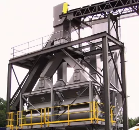 Fig. 10: Metso’s Dual AC22.5GI static air-classifier units at Luck Stone’s Goose Creek plant, operating at maximum throughput of up to 100 tph. (Picture: © Metso Minerals)
