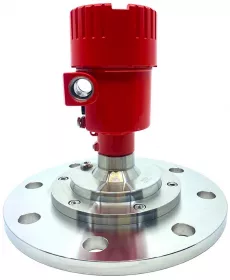 The new NCR-86 radar level sensor works with both solids and liquids. (Image: ©BinMaster)
