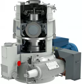 The Type 45-1000 flat die pellet mill is suitable for pelletizing plastic waste, among other things. (Picture: ©Amandus Kahl GmbH &amp; Co. KG)
